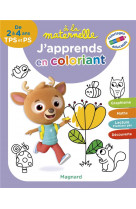 J-apprends en coloriant, tps-ps - 2-4 ans - a la maternelle
