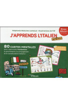 J-apprends l-italien autrement - niveau debutant - 80 cartes mentales pour apprendre facilement la g