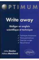 Write away rediger en anglais scientifique & technique