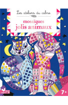 Mosaiques mousse - mandalas animaux - pochette avec accessoires