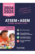 Concours atsem/asem - 100 fiches et 1 000 qcm - 2024-2025