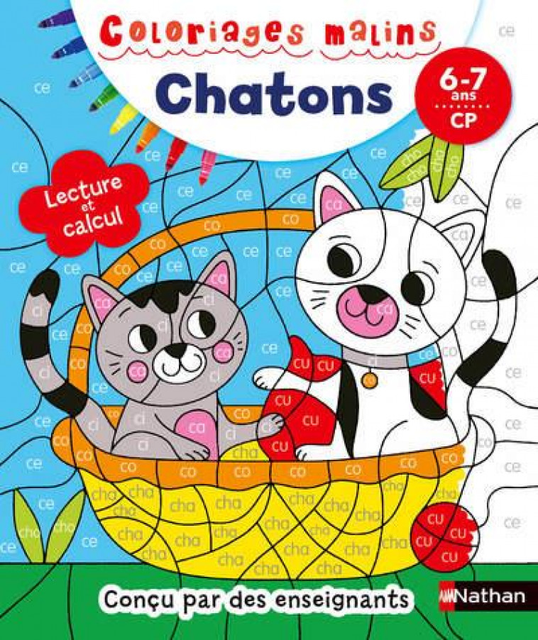 Cahier Maternelle + Coloriage malin Grande section