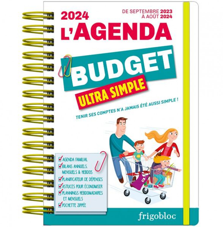 AGENDA 2024 ULTRA SIMPLE DU BUDGET ! (DE SEPT. 2023 A AOUT 2024) - AGENDA -  La Preface
