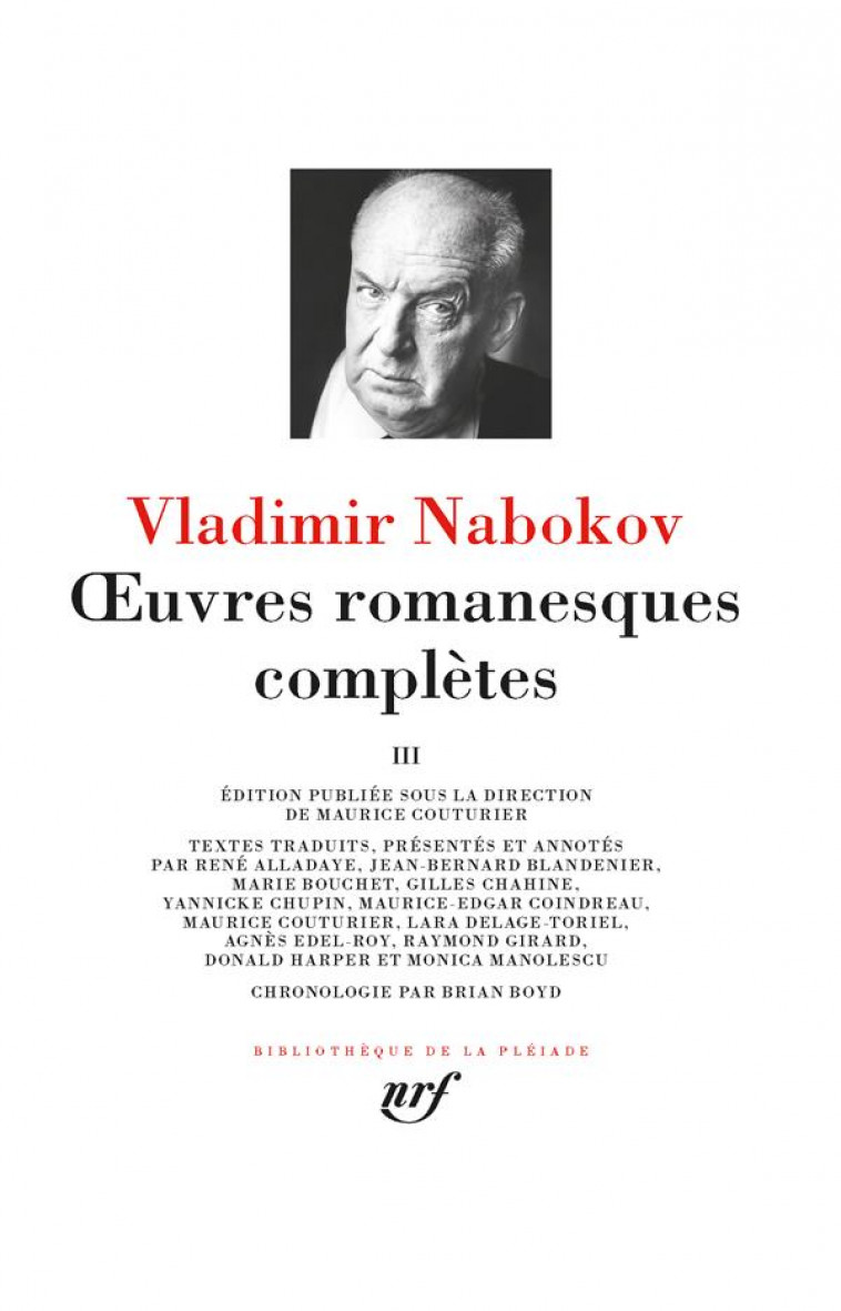 OEUVRES ROMANESQUES COMPLETES - NABOKOV VLADIMIR - GALLIMARD