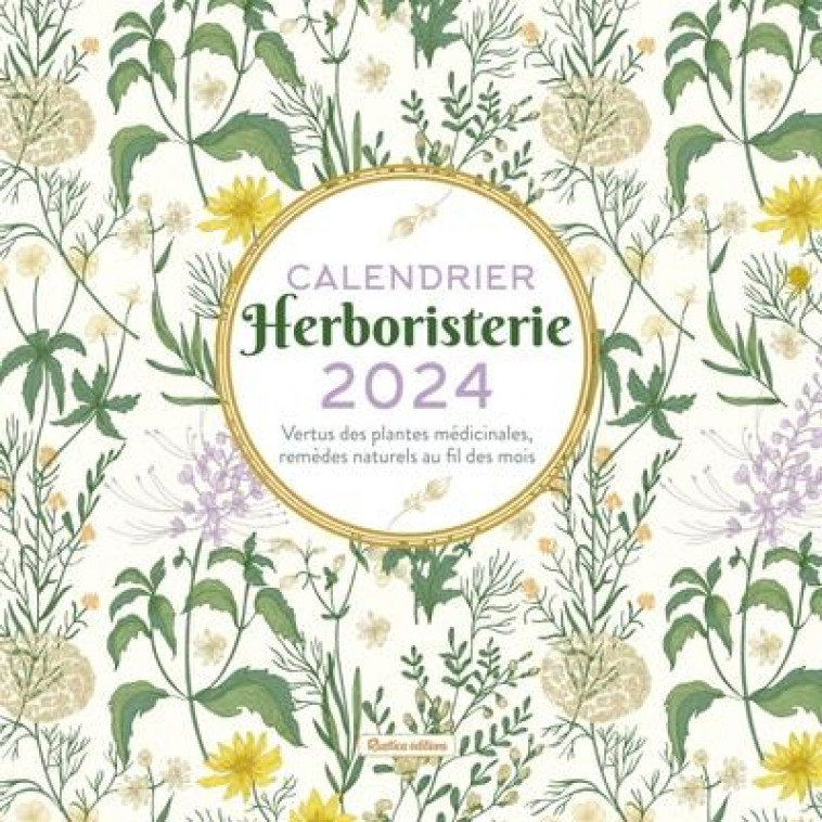 Calendrier 2024 - Mural - Fleurs de nos jardins