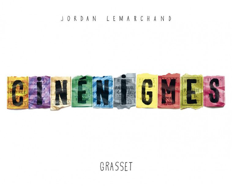 CINENIGMES - LEMARCHAND JORDAN - GRASSET
