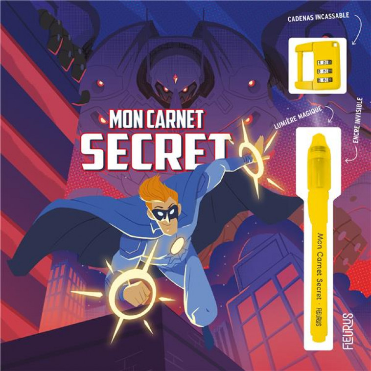 MON CARNET SECRET - SUPER-HEROS - RIX NICOLAS - NC